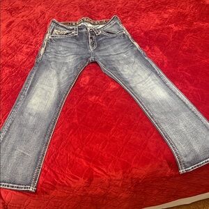 Rock Revival Dark Blue Bootcut Jeans